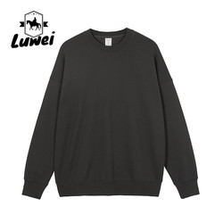 Crew Neck Organic Pure Felpa Uomo 350g Moletons Camisa De Entrenamiento 100