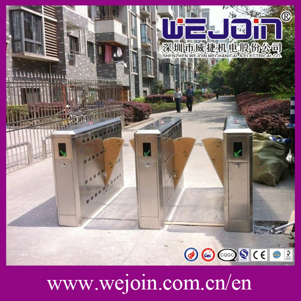 Waist High Acrylic Flap Barrier Gate Stainless Steel 900mm Width CE Certificated