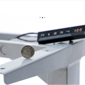 Electric Sit Standing Study Table for CEO Office and SPCC Steel/Iron Frame Dual