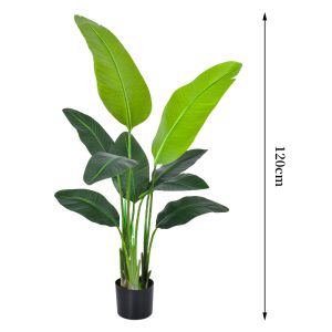 Multiple sizes Tall Bird of Paradise Artificial Tree with Large Trunks and