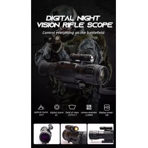 Digital Optics Scope Infrared Night Vision Monoculars NVP4550 Gun Accessories