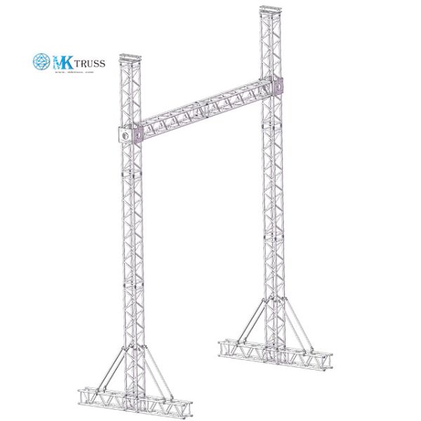 Customized Speaker Truss System with Fashion Style 9M Length and 15-18 Degree Hardness