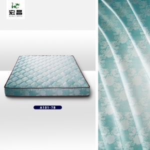 Durable 213cm Width Polyester Warp Knit Fabric For Mattress