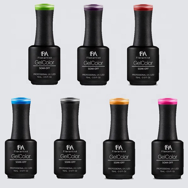 Glass White Black Nail Polish Bottles Packing Empty Nail Polish Bottle Transparent Customized 15ml Cosmetic Screen Printing