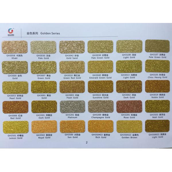 PET Gold Series Glitter Powder 1/8" Hexagon for Screen Printing