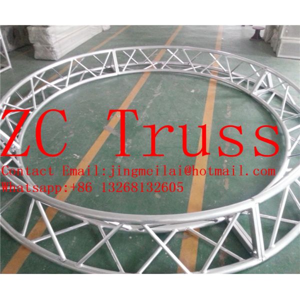 Buy Wholesale Aluminum Lighting Triangular Circle Truss at wholesale prices