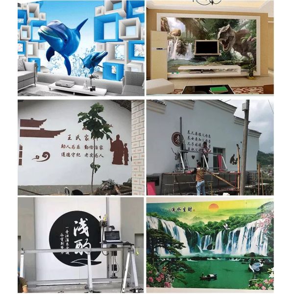 1080*1440dpi 1CM Jet TECO Motor Wall Mural Printer