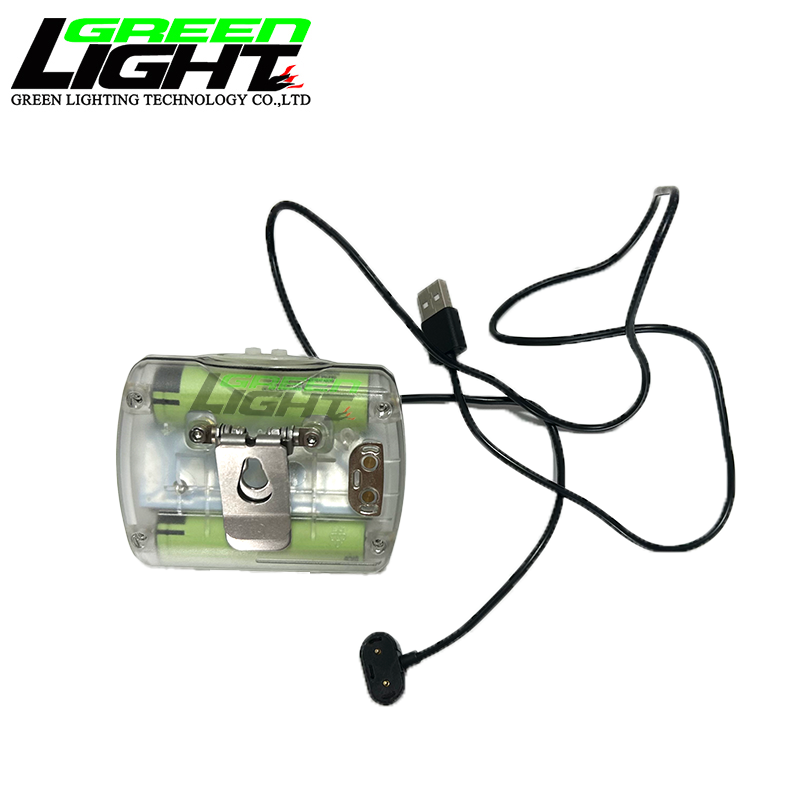 Waterproof IP68 Mining Headlamp with 100000 Hours Lifespan and 15000 Lux