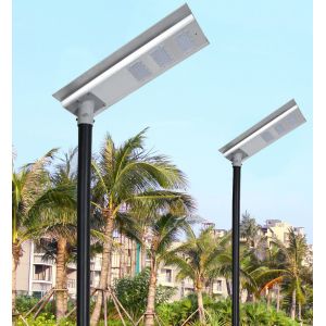 Lithium Battery 12V LED Solar Street Lights with 140lm/W, IP66 Waterproof