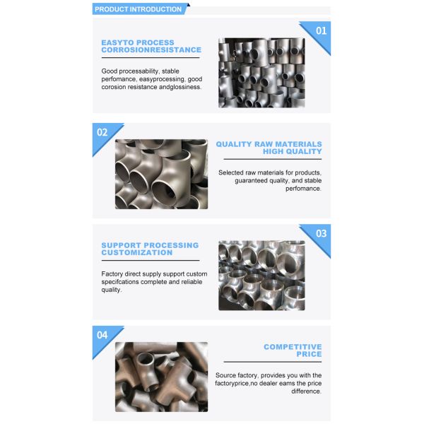 Round Head Code Stainless Steel Tube Fittings Tee at Best with Mirror Polished Finish