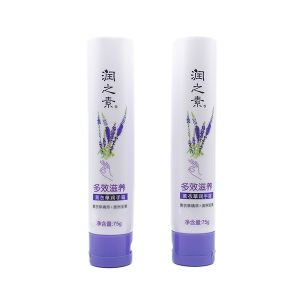 Hand Cream Plastic Packaging Empty Cosmetic Tubes With Flip Top