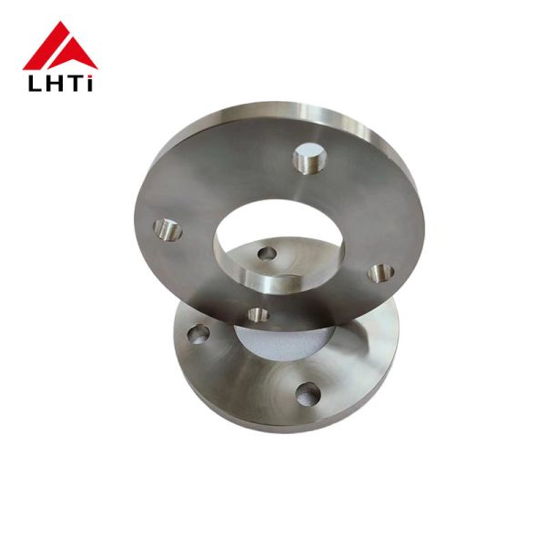 EN1092-01 Titanium Slip On Flange Gr5 Gr7 PN25 SORF Raised Face Flange Pipe