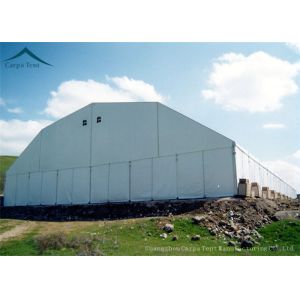 25m * 35m Deluxe Ridge Canvas Marquee Tents PVC Durable Polygon For Industry Event