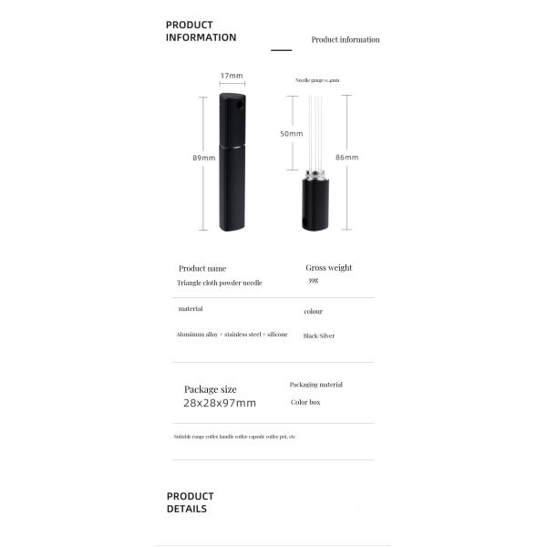 HIGHWIN 58mm 5 Needles Steel Coffee Stirrer for Classic Espresso Distribution