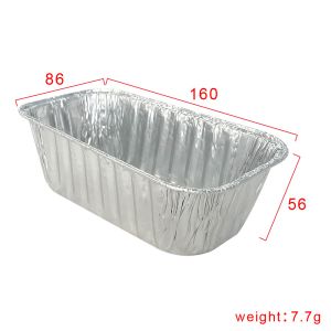 Rectangular Loaf Pan Cupcake Mould Aluminum Foil Cake Baking Oven for Food