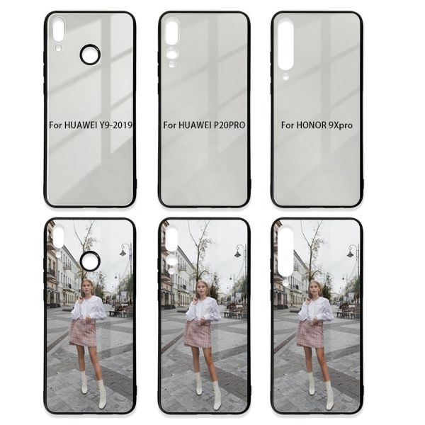 Durable Blank Tempered Glass Sublimation Phone Case For Huawei P30 Pro