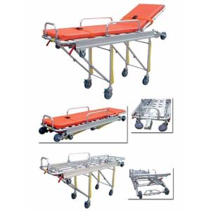 Hospital Medical Adjustable Patient Trolley Aluminum Alloy Emergency Rescue