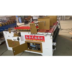 accuracy Semi Automatic Folder Gluer Machine for Corrugated Box and Customer's
