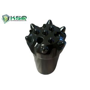 T45 76mm Flat Face 10 Ballistic Long Hole Drilling Button Drill Bit