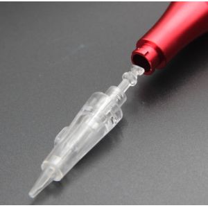 Transparent Needles Cartridge For Permanent Makeup Eyebrow Tattoo Pen
