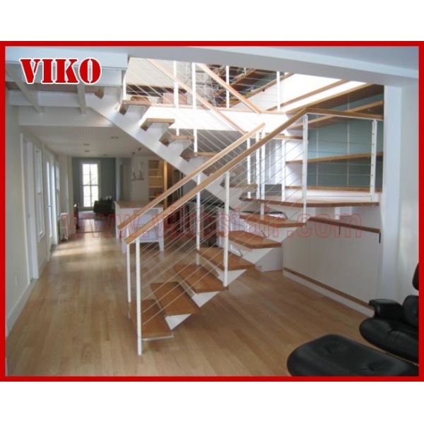 Buy Steel Cable Stair VK71SC Aluminum Baluster  Treed BeechGlass Handrail 304 Stainless Steel Carbon SteelPowder-coate at wholesale prices