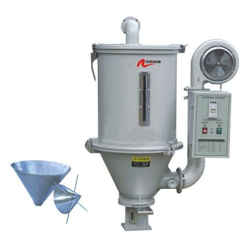 Large Capacity Cone Plastic Material Dryers , Overheat Protection Desiccant