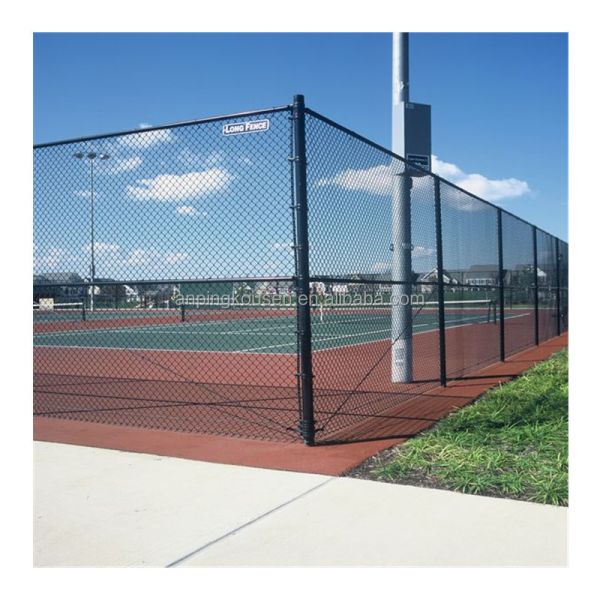 Buy Galvanized Diamond Chain Link Fence Hot Dipped PVC Coated Wire Mesh for Garden Fence at wholesale prices