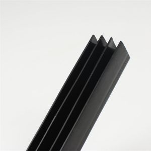 Colorful PVC Grooved Insulation Profile Plastic Profile Trim Customized