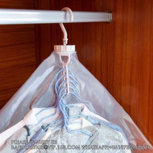 Space Saver Vacuum Compression Hanging Vacuum Storage Bag Down Jacket Vacuum