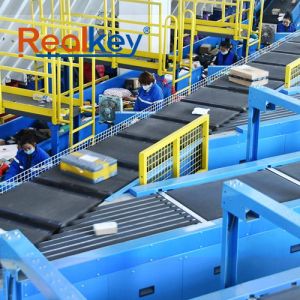 Vertical Cross Belt Sorter Standardized With Modular Design Easy Maintenance