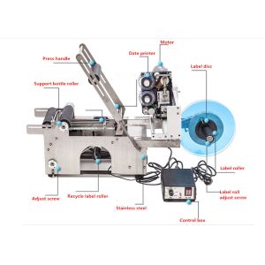 Multifunctional Bottle Labeler Labeling Machine With Date Printer With Great