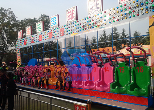 Buy Customized Miami Fairground Ride , Attraction Miami Trip Ride  With Trailer at wholesale prices