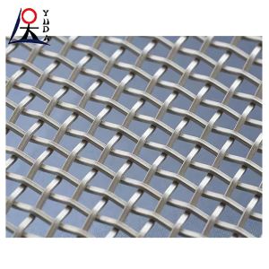 Galvanized Weaving Vibrating Screen Wire Mesh Lock Crimp Wire Mesh Square Mesh