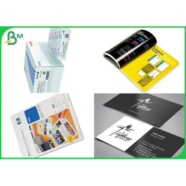 coated art paper Two Sides Gloss Coated Paper 80gsm 100gsm 128gsm 157gsm For Offset Printing