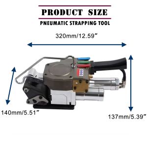 6000N 32mm Tape Pneumatic Plastic Strapping Tool PET Packing Tools