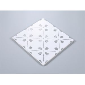 White 20x20cm Wear-Resistant Ceramic Rustic Floor and Wall Tile