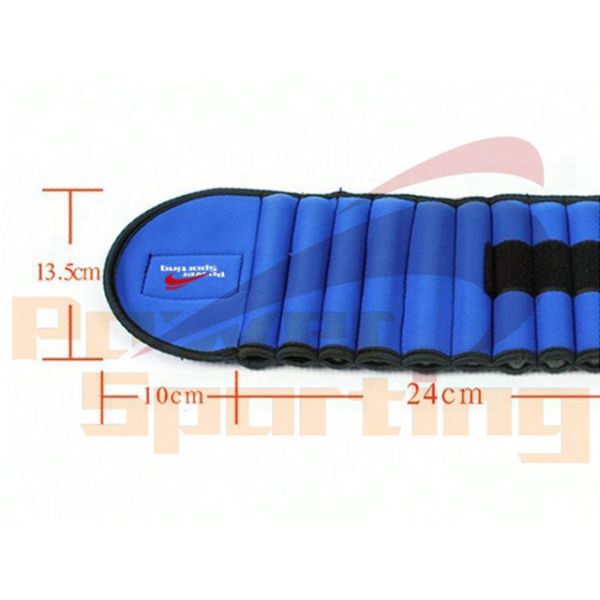 Adjustable 5LB pair Wrist & Ankle Weights blue