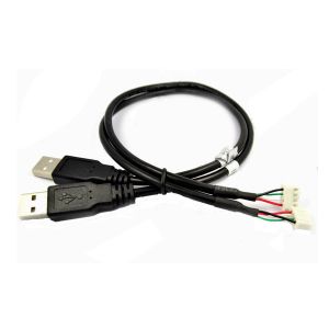 Plug Computer Wiring Harness 5 Pin JST to USB Cable Assembly Data Cable Braid