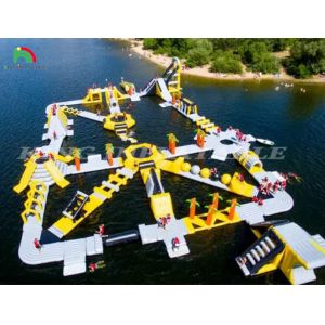 Quality Customized Floating Aqua Park Water Amusement Park Inflatable Water Park Equipment for sale