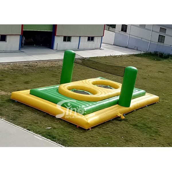 Commercial grade small size kids N adults inflatable bossaball court with
