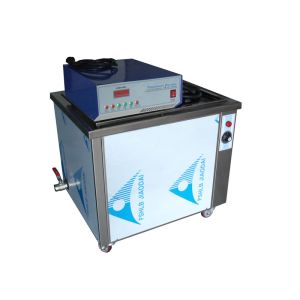 Quality Metal Parts Ultrasonic Cleaning Equipment , Industrial Ultrasound Equipment 40khz Frequency for sale