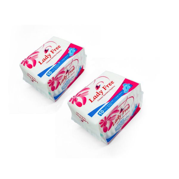 Super Fast Absorption Heavy Flow Bamboo Fiber Natural Sanitary Napkins For Night Use