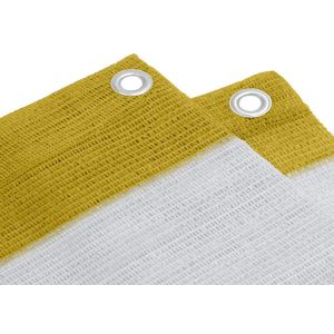 Lightweight Balcony Privacy Screen , Construction Safety Netting With Metal