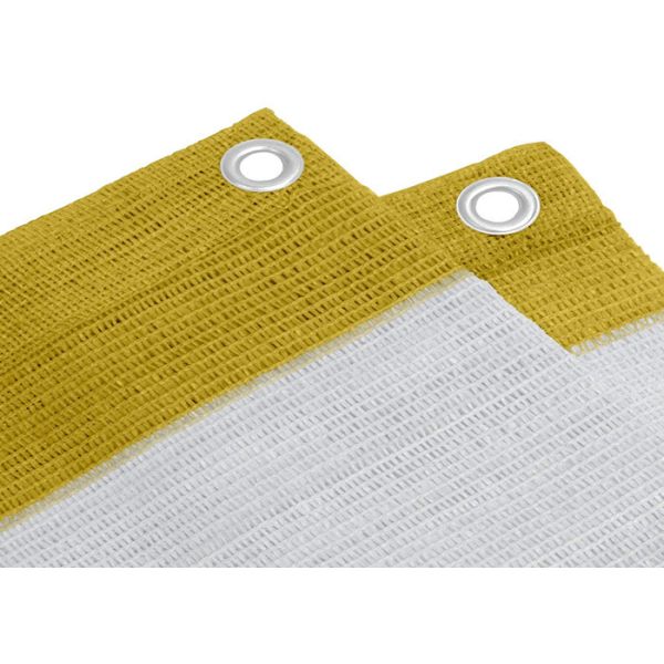 Lightweight Balcony Privacy Screen , Construction Safety Netting With Metal