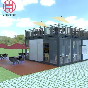 Zontop Easy Install Modern Tiny Cabin High Quality Movable Steel Structure