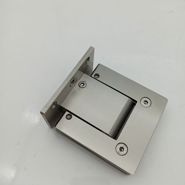 Soft Closing Stainless Steel 304 Hydraulic Glass Door Clamp Shower Hinge for 90 Degree