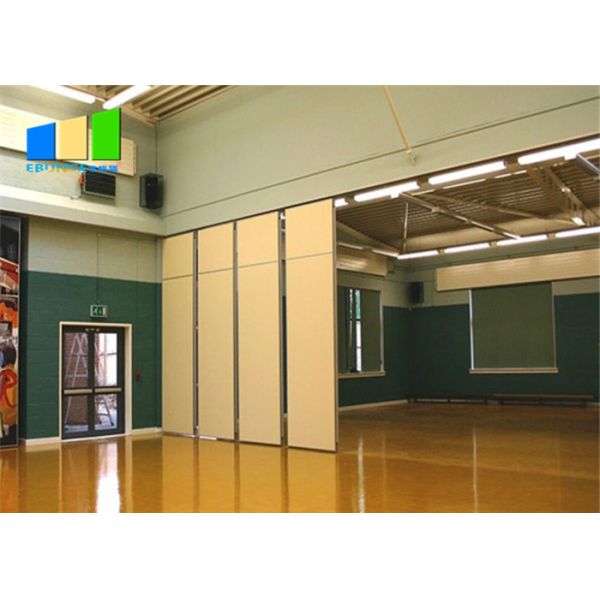 Ballroom Sound Proof Folding Partitions Movable Wooden Partition Wall For Auditoriums