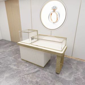 MDF Luxury Display Cabinets Cabinets Window Luxury Jewelry Display Cases