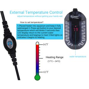 Electric 13 Gallon Fish Tank Heaters For Small Tanks