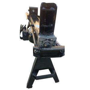 Electric Motor Wood Splitting Machine Mobile Firewood Processor Hydraulic Log